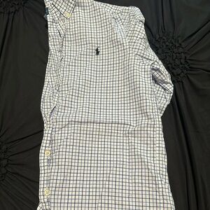 2 polo button up shirts, both great condition sizes in pics.